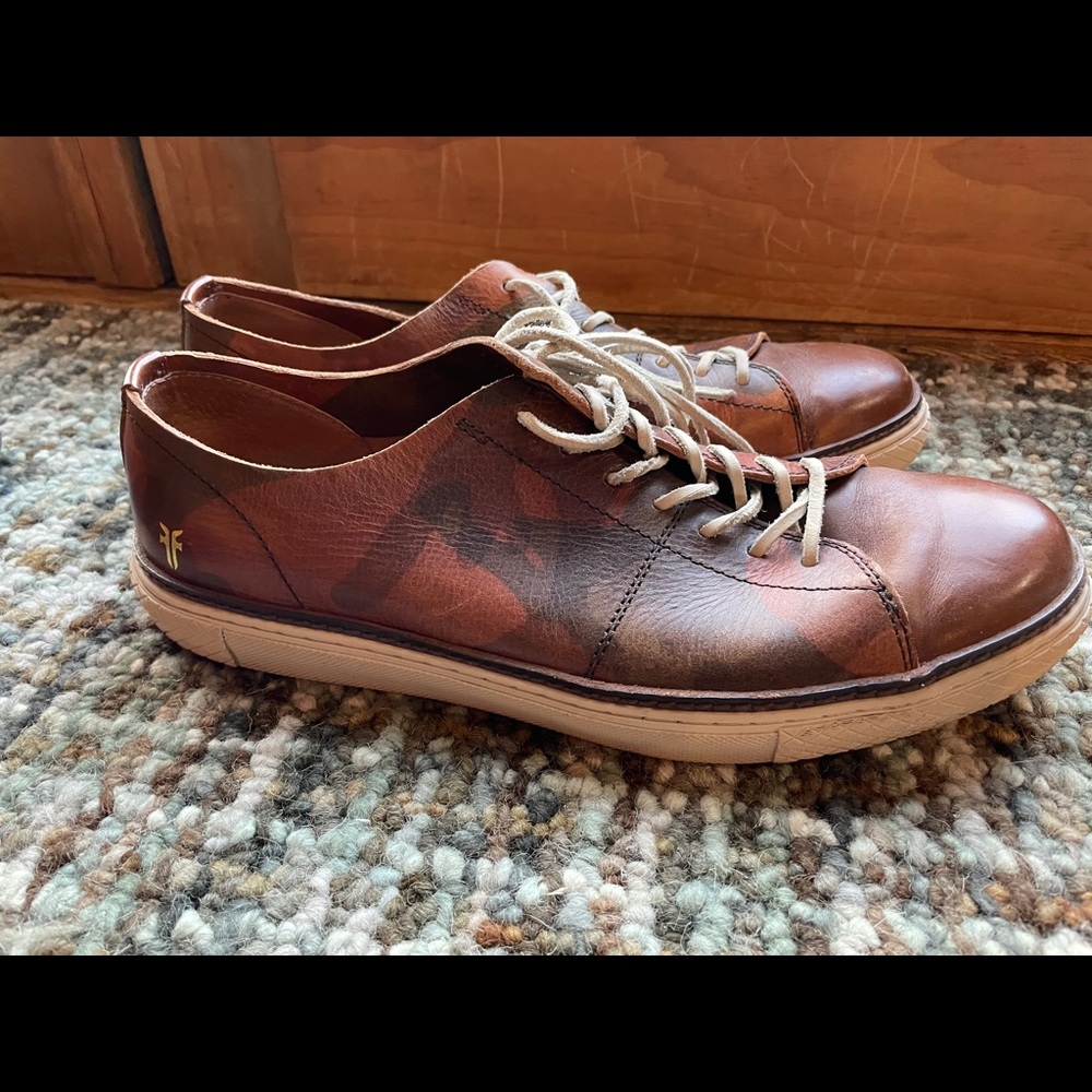 FRYE camo sneakers